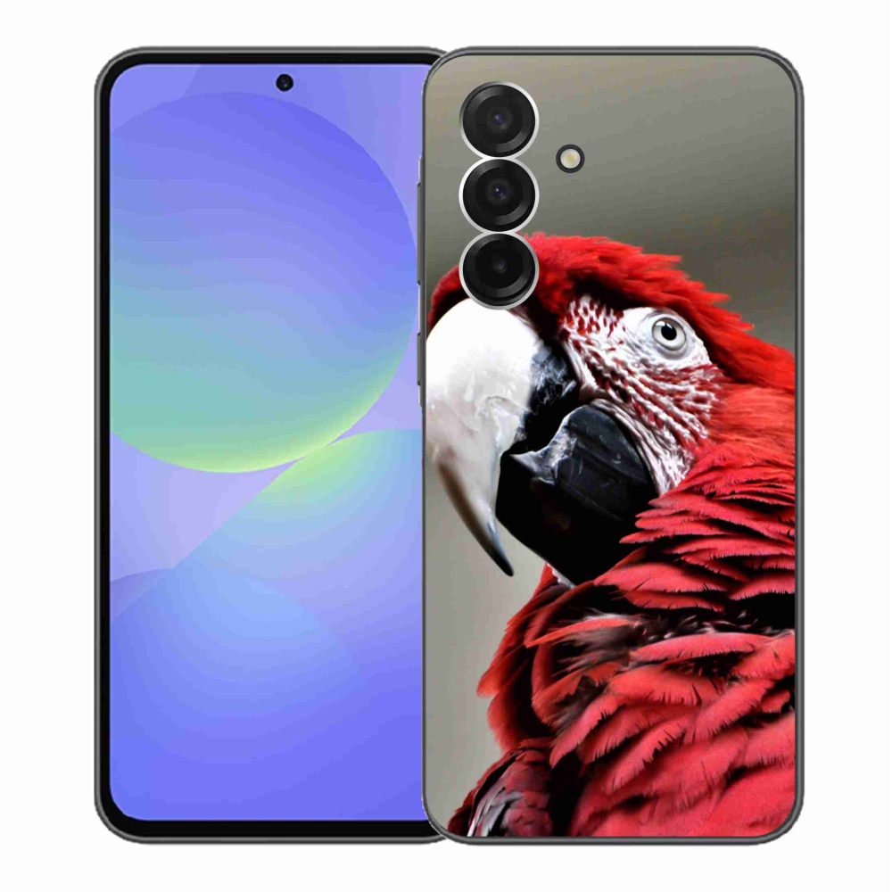 Zselés borítás mmCase Samsung Galaxy A36 5G - papagáj ara piros