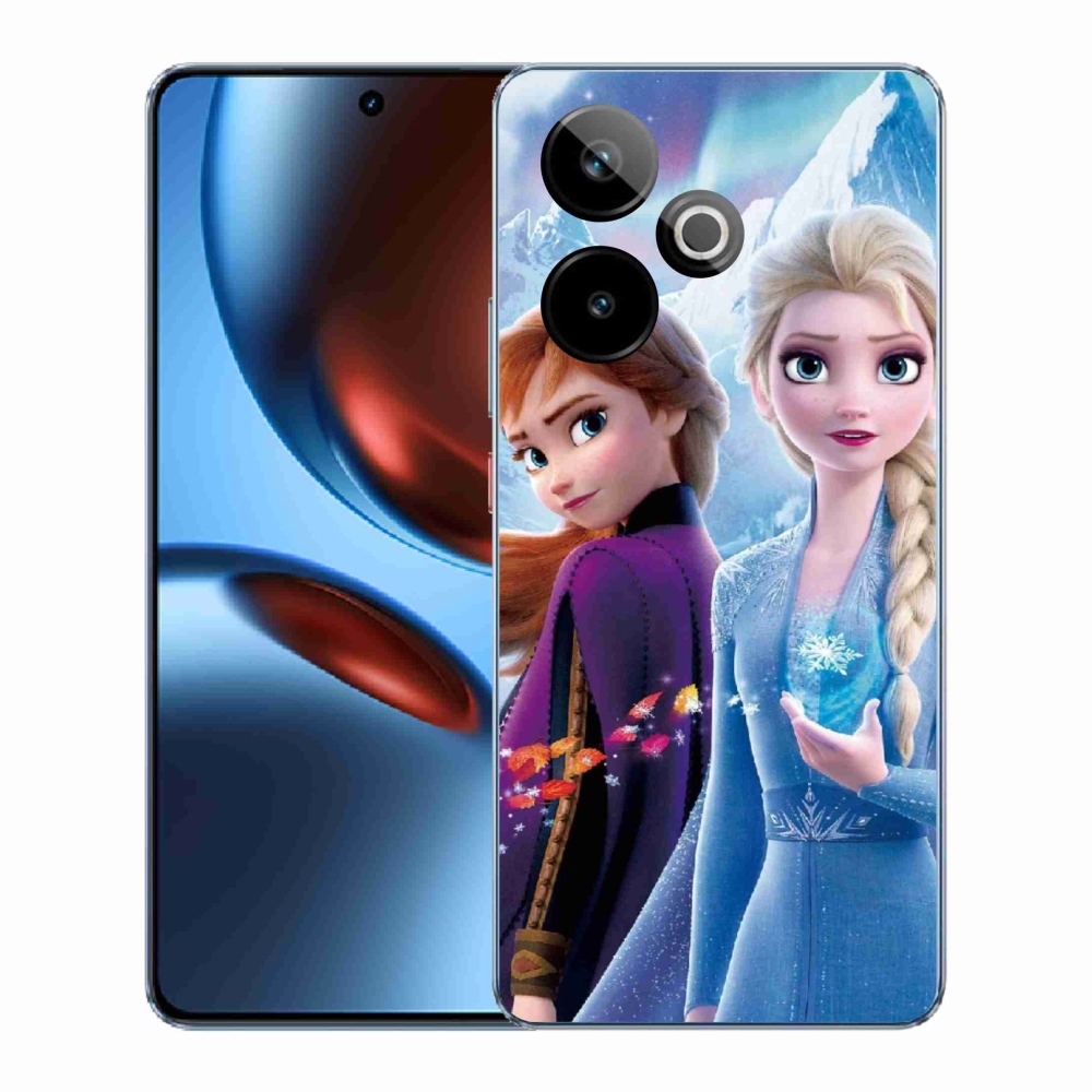 Rugalmas zselés tok mmCase képpel a Realme GT 7 5G/GT 7T 5G számára - Ice Kingdom 3