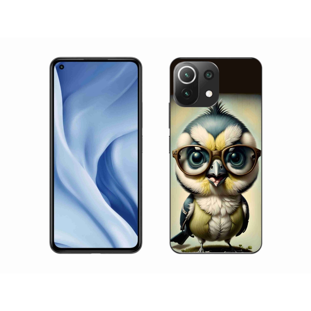 Gél borítás mmCase a Xiaomi Mi 11 Lite 4G/5G - kölyök szemüveggel