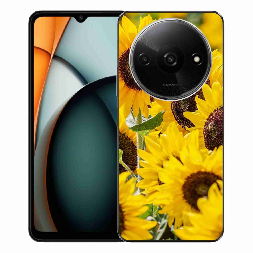 Zselés borítás mmCase a Xiaomi Redmi A3-hoz - Napraforgó