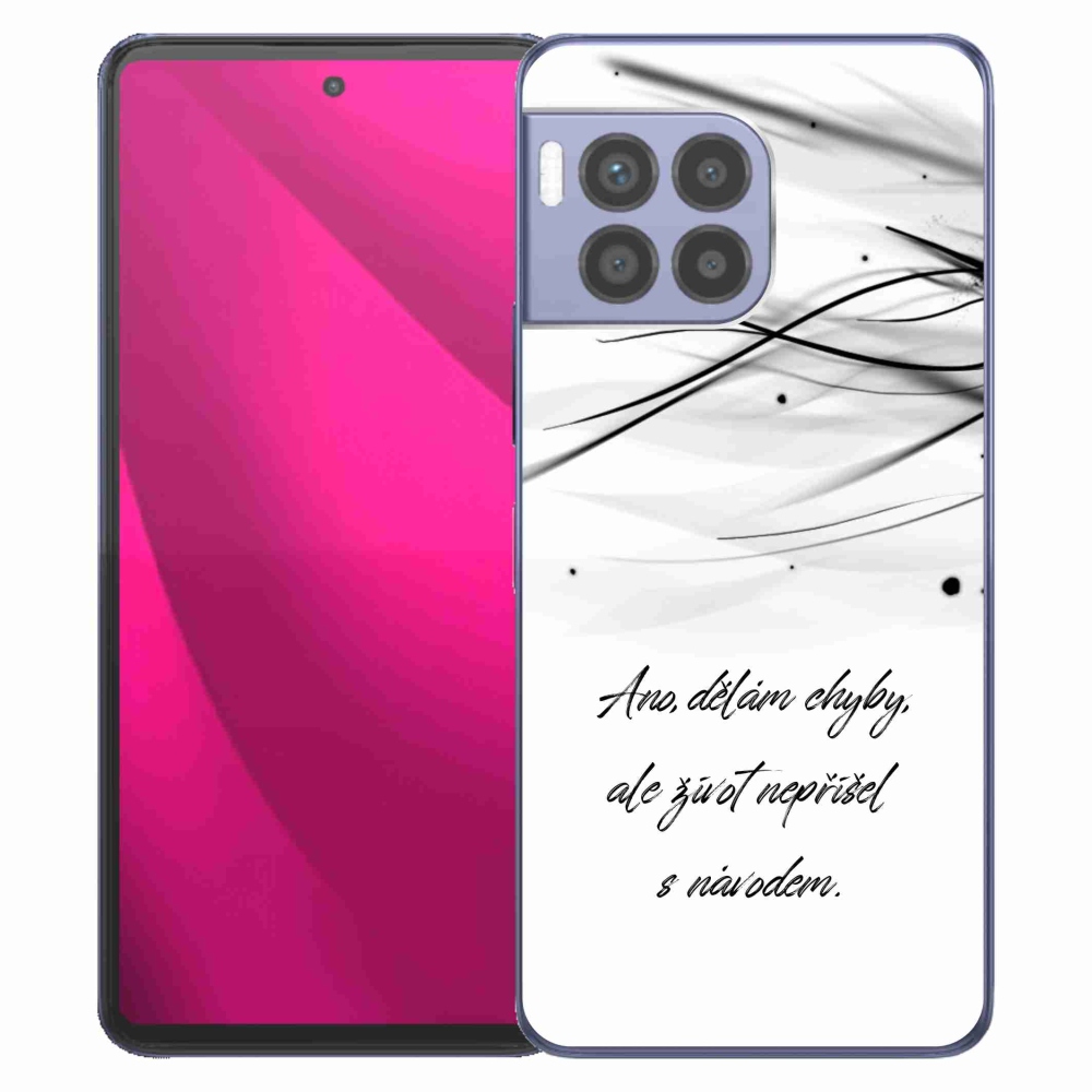 Zselés borítás mmCase a T-Mobile T Phone 2 Pro készülékhez - idézőjelben fehér háttér