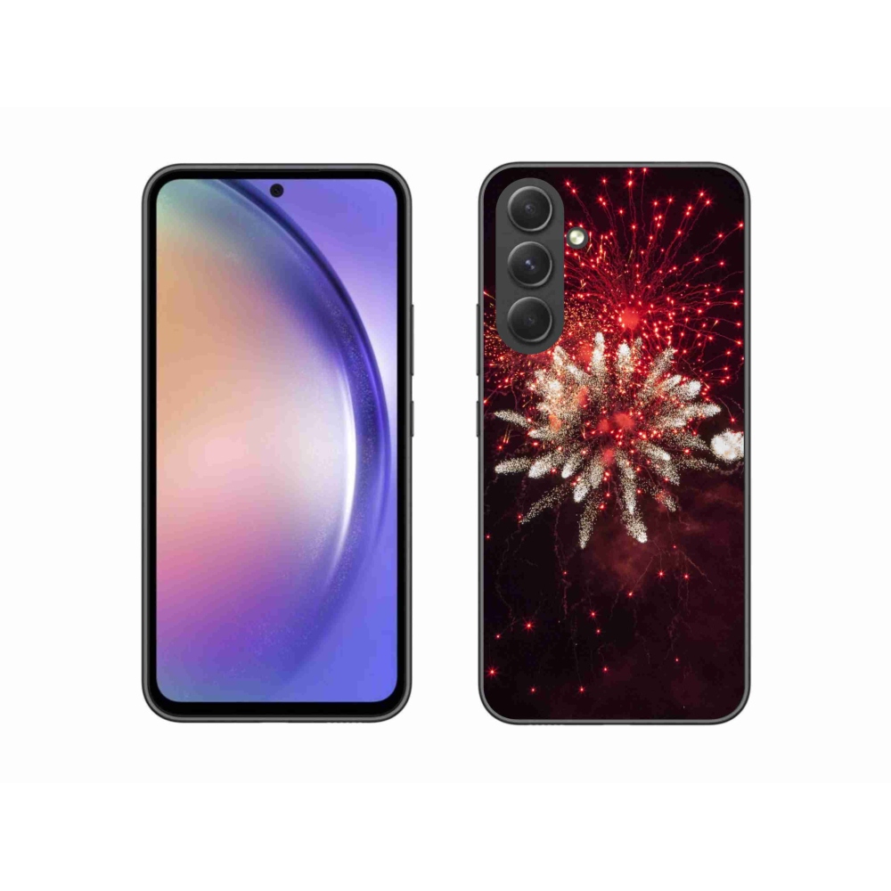 Zselés borítás mmCase Samsung Galaxy A54 5G - tűzijáték