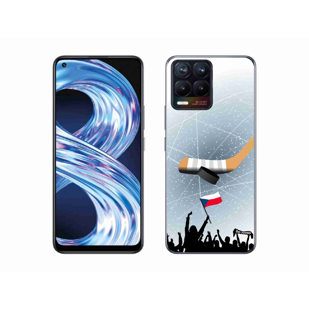 Gél borítás mmCase a Realme 8 4G-n - hoki rajongók