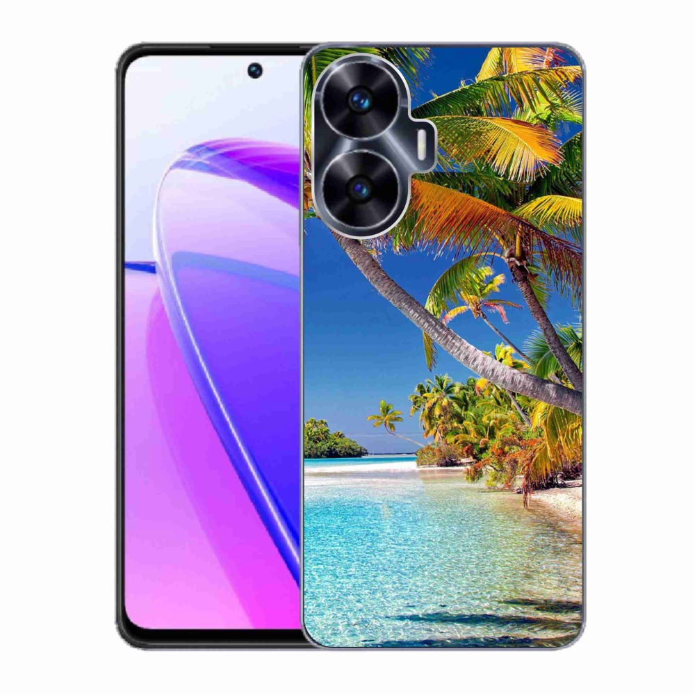 Gél tok mmCase a Realme C55 készülékhez - tengerparti strand