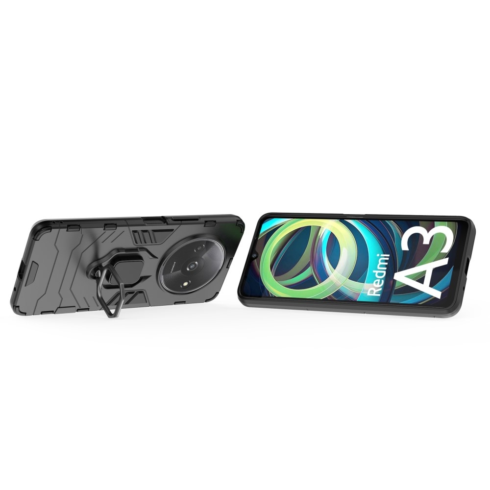 Guardy tartós borító Xiaomi Redmi A3-hoz - fekete