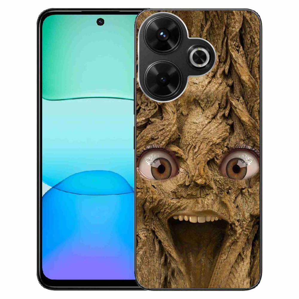 Gél borító mmCase a Xiaomi Redmi 13 4G/Poco M6 4G - boldog fa szemekkel