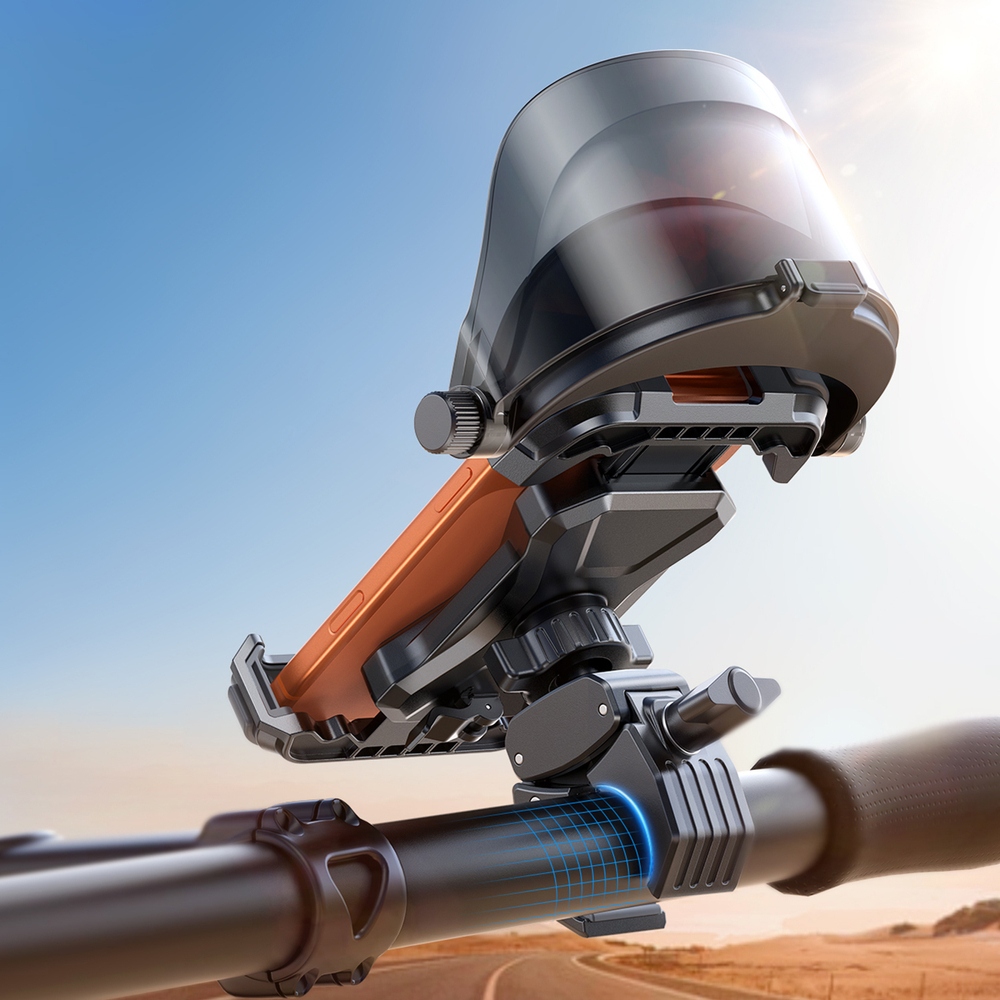 Joyroom JR-ZS528 kerékpártartó napellenzővel - fekete