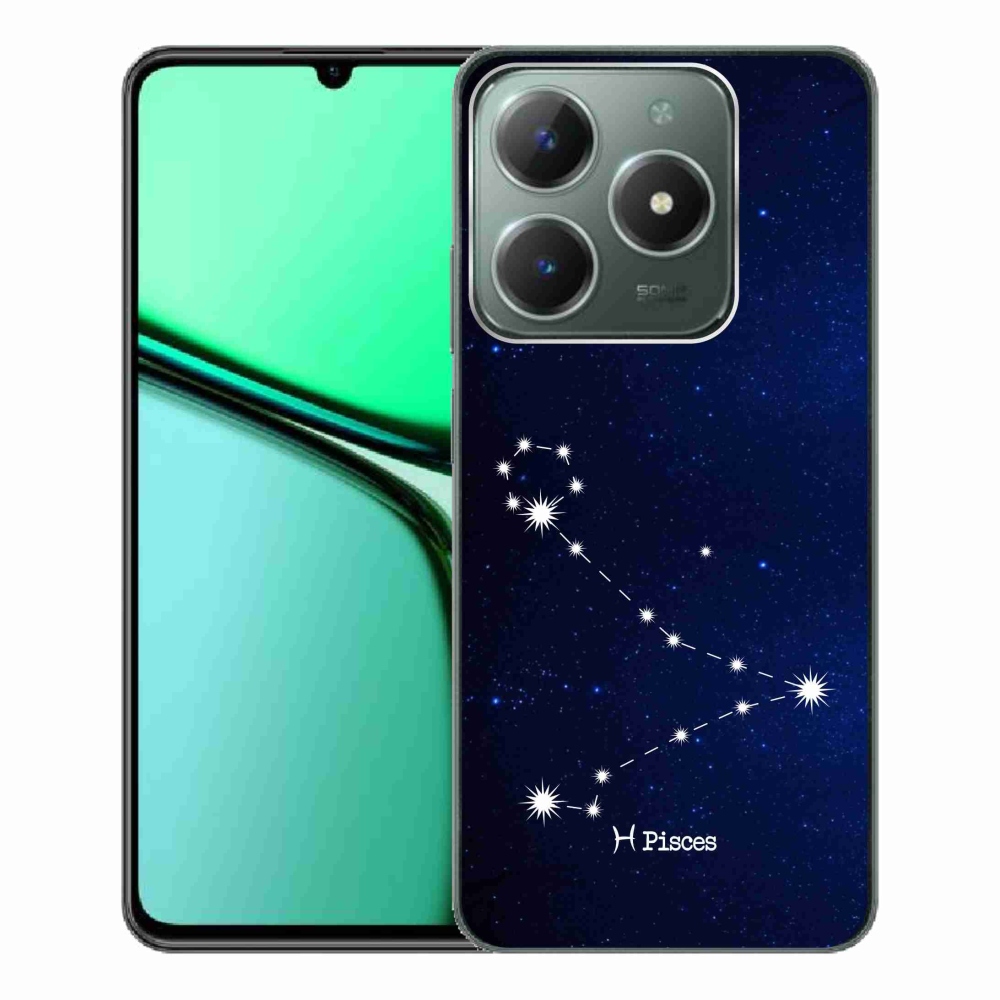 Gél borító mmCase a Realme C61 készülékhez - csillagkép Halak