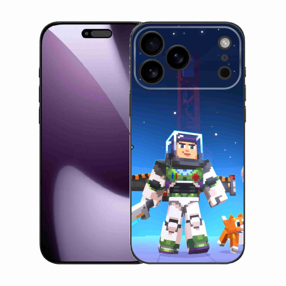 Zselés borítás mmCase iPhone 17 Pro Max készülékhez - minecraft 2