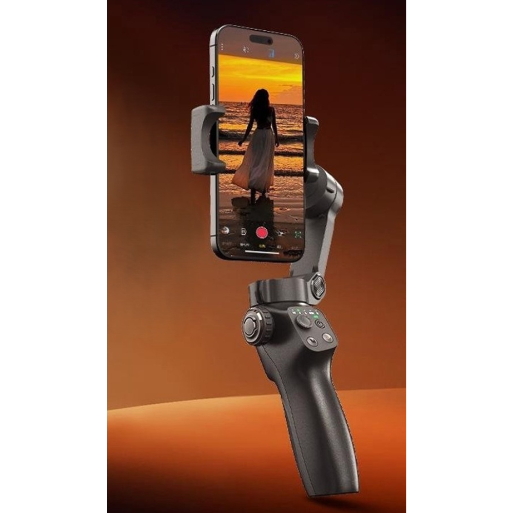 FunSnap CM8 összecsukható 3 tengelyes telefonstabilizátor állvánnyal