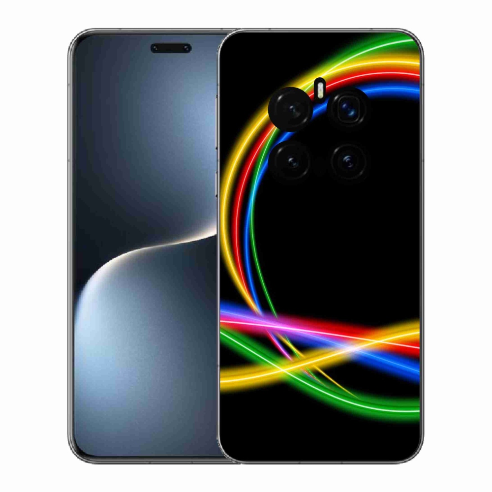 Zselés borítás mmCase a Honor Magic 7 Pro 5G készülékhez - neon körök