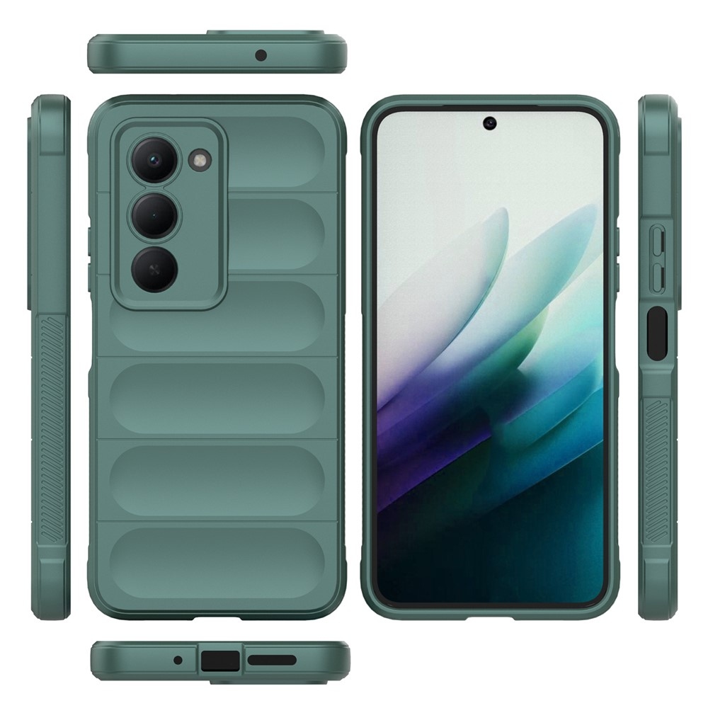 Rugg tartós zselés tok Xiaomi Redmi 15 4G (171mm) - zöld