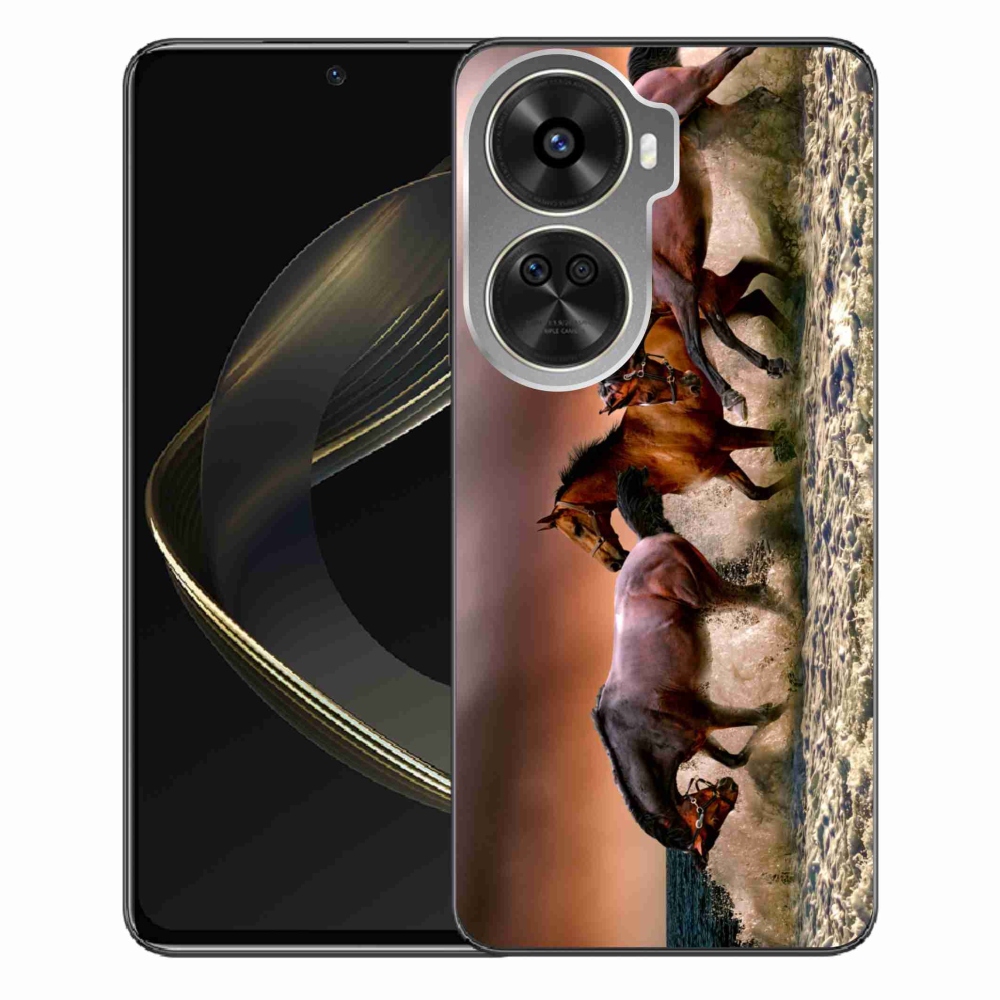 Gél tok mmCase a Huawei Nova 12 SE számára - lovak 1