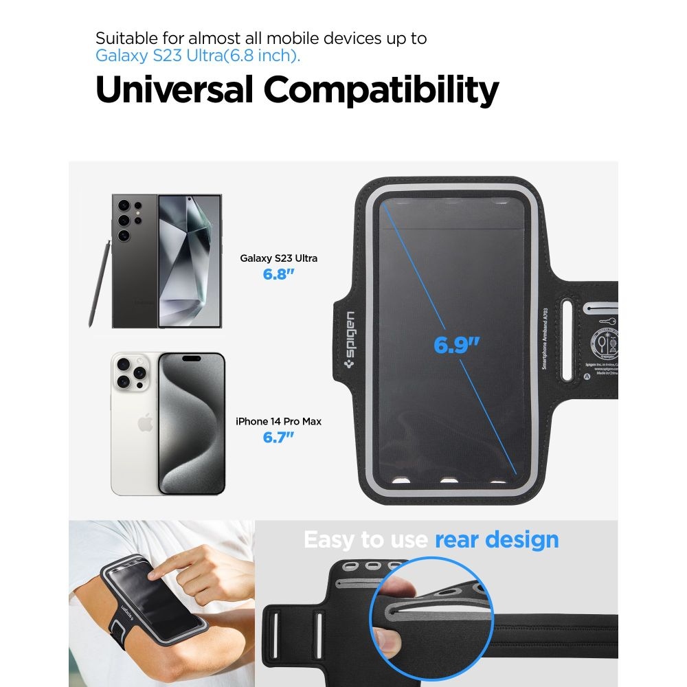 Spigen A703 Dynamic Shield sport karpántos tok