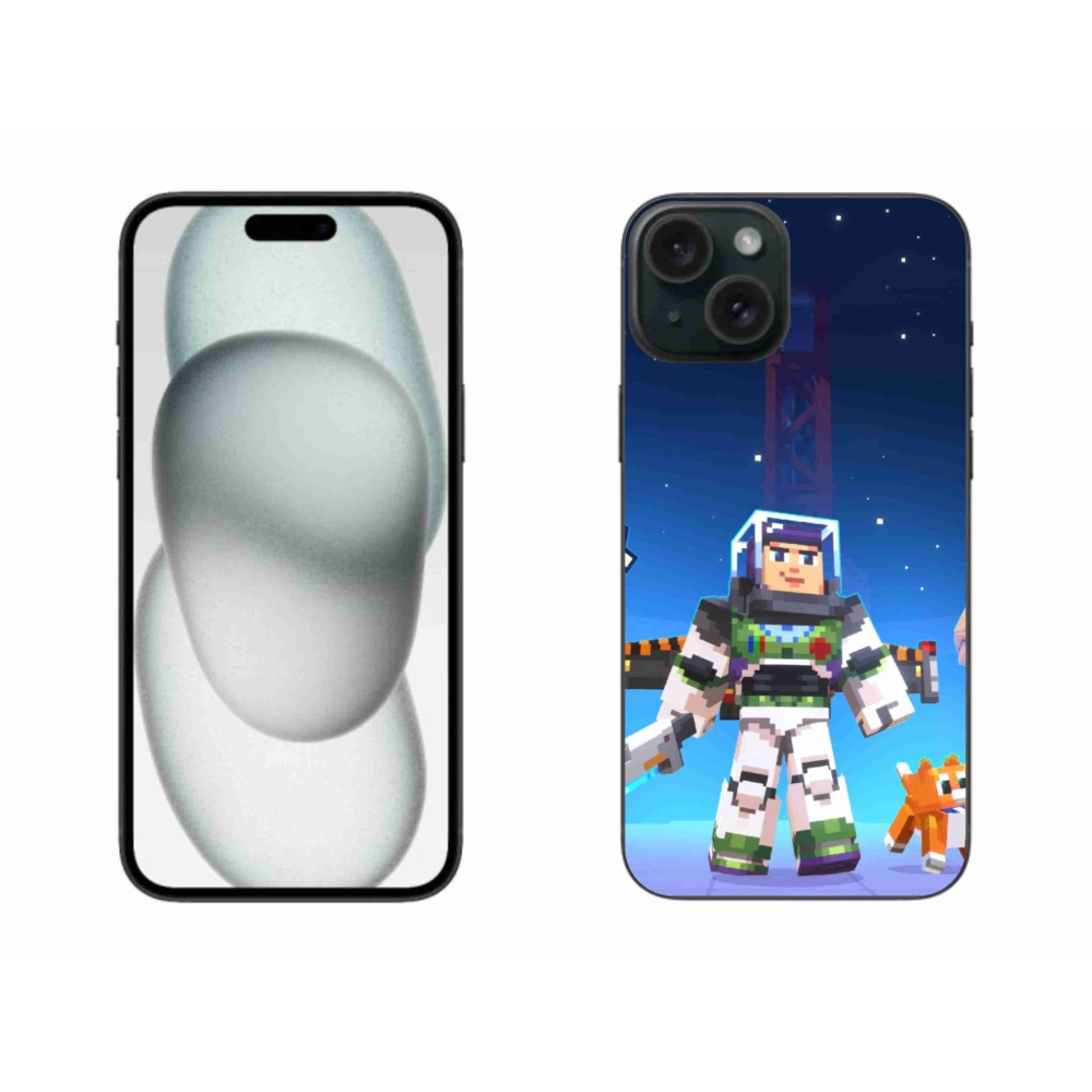 Zselés borítás mmCase iPhone 15 Plus készülékhez - minecraft 2