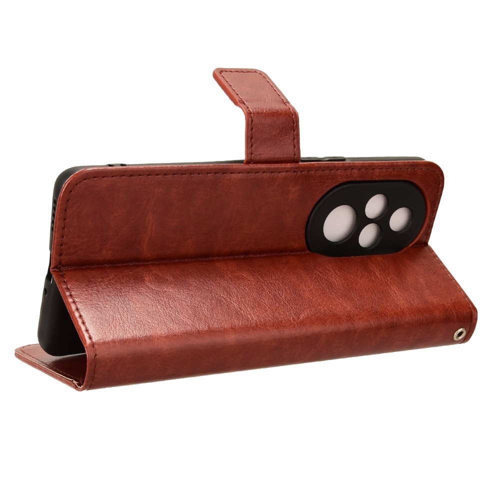 Őrült könyvtáska a Honor 200 Pro 5G-hez - barna színű