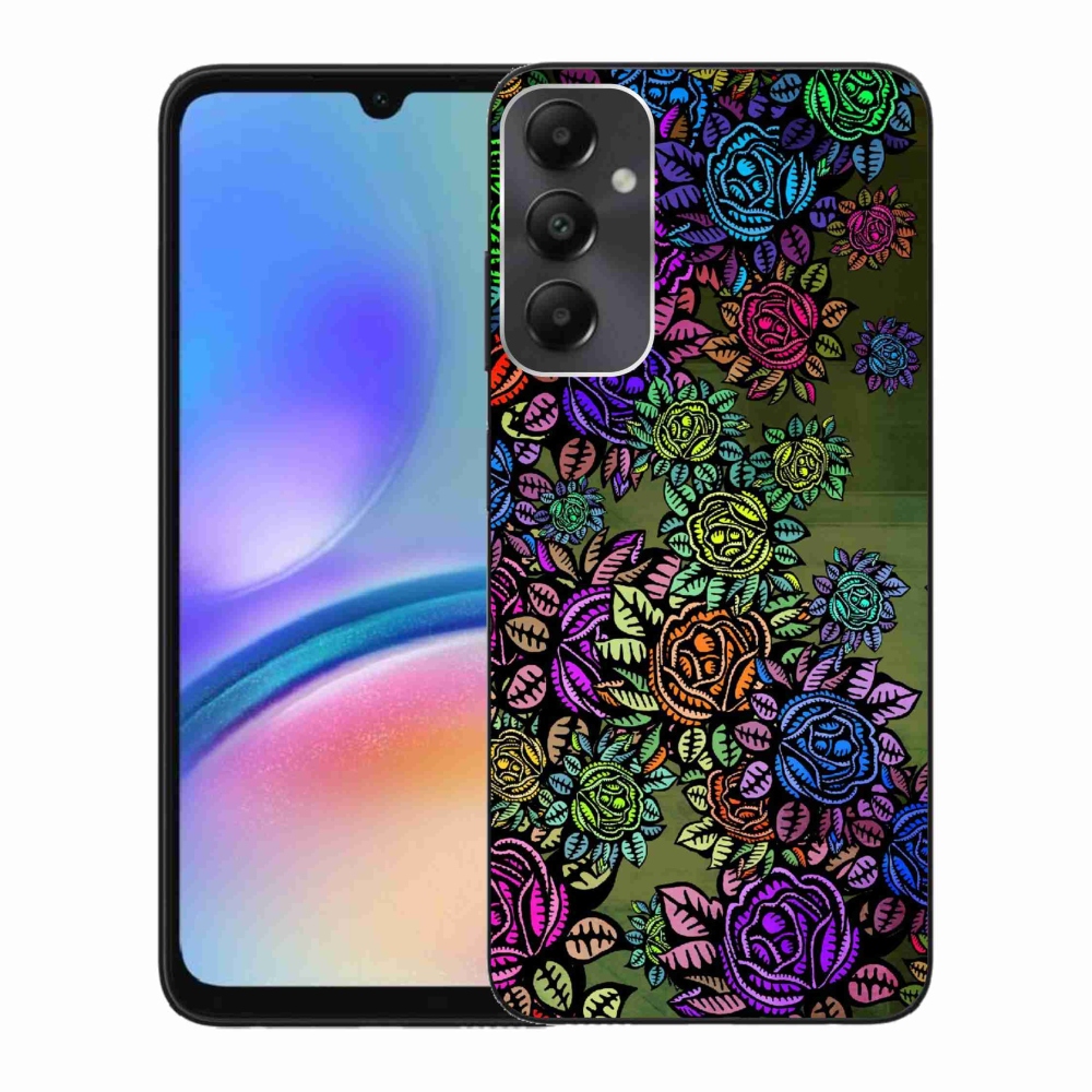 Gél borító mmCase Samsung Galaxy A05s - virágok 6