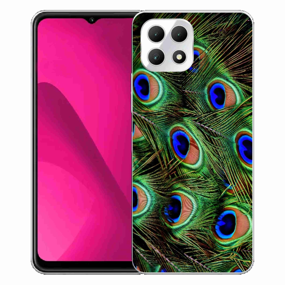 Zselés borítás mmCase a T-Mobile T Phone 2 készülékhez - pávatoll