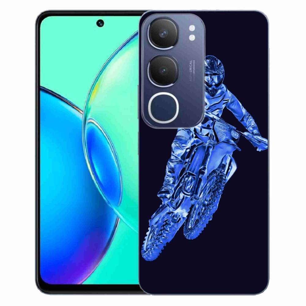 Gél borítás mmCase a Vivo Y19s készülékhez - motocross 1