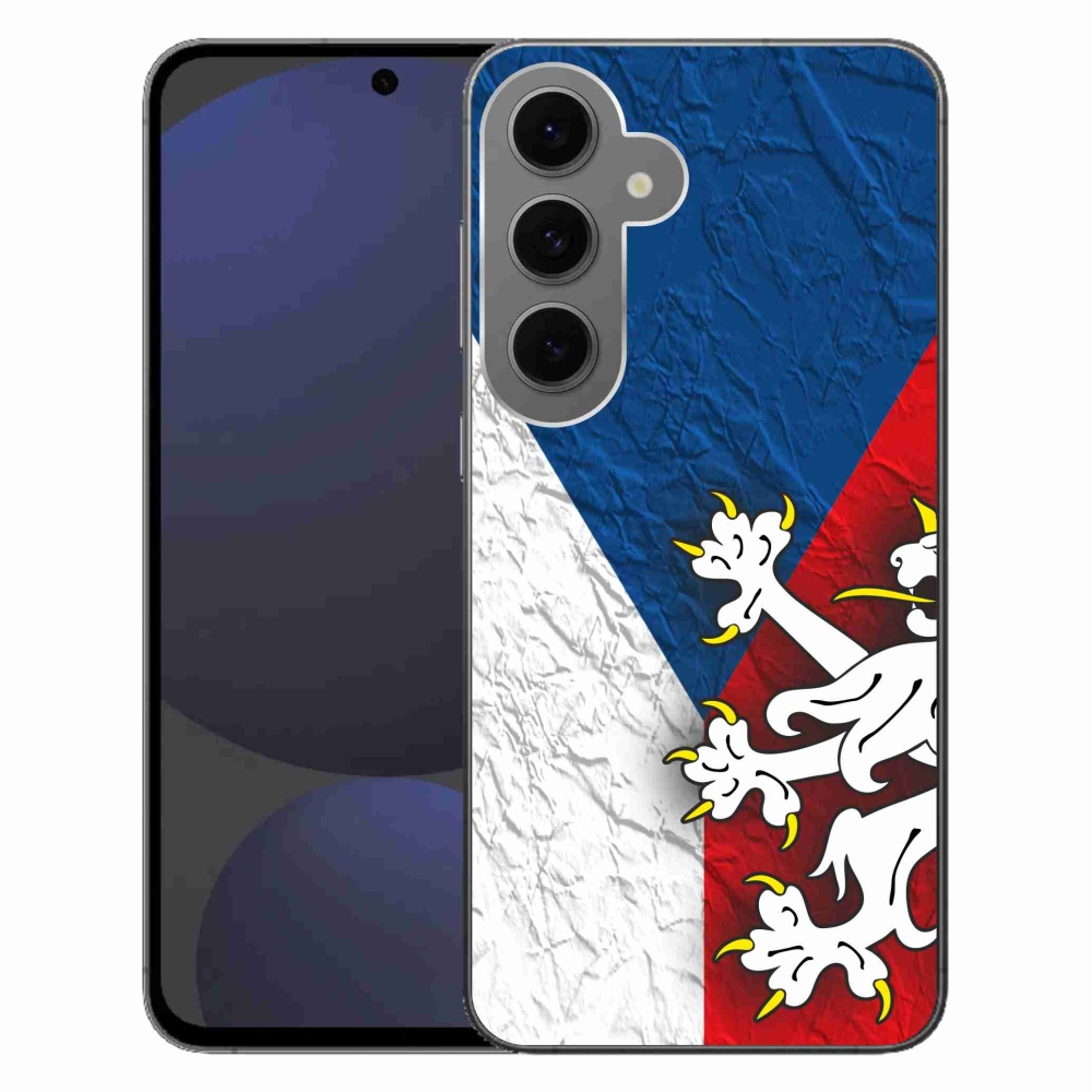 Zselés borítás mmCase Samsung Galaxy S24 FE - cseh zászló 1