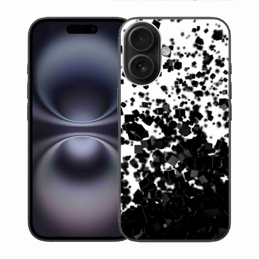 Gél borítás mmCase iPhone 16 készülékhez - absztrakt minta 1