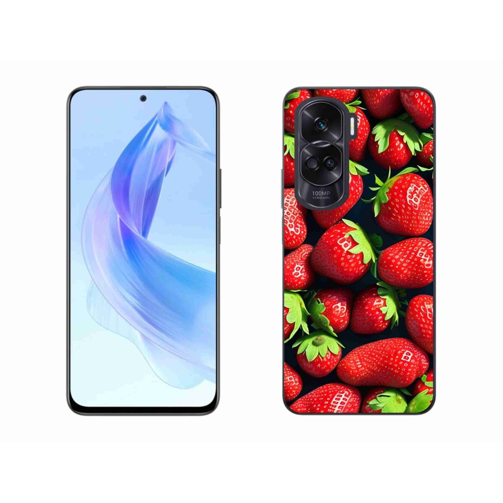 Zselés borítás mmCase a Honor 90 Lite készülékhez - eper