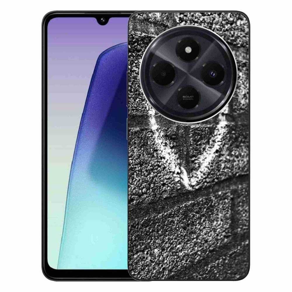 Gél borítás mmCase a Xiaomi Redmi 14C/Poco C75-hez - szív a falon