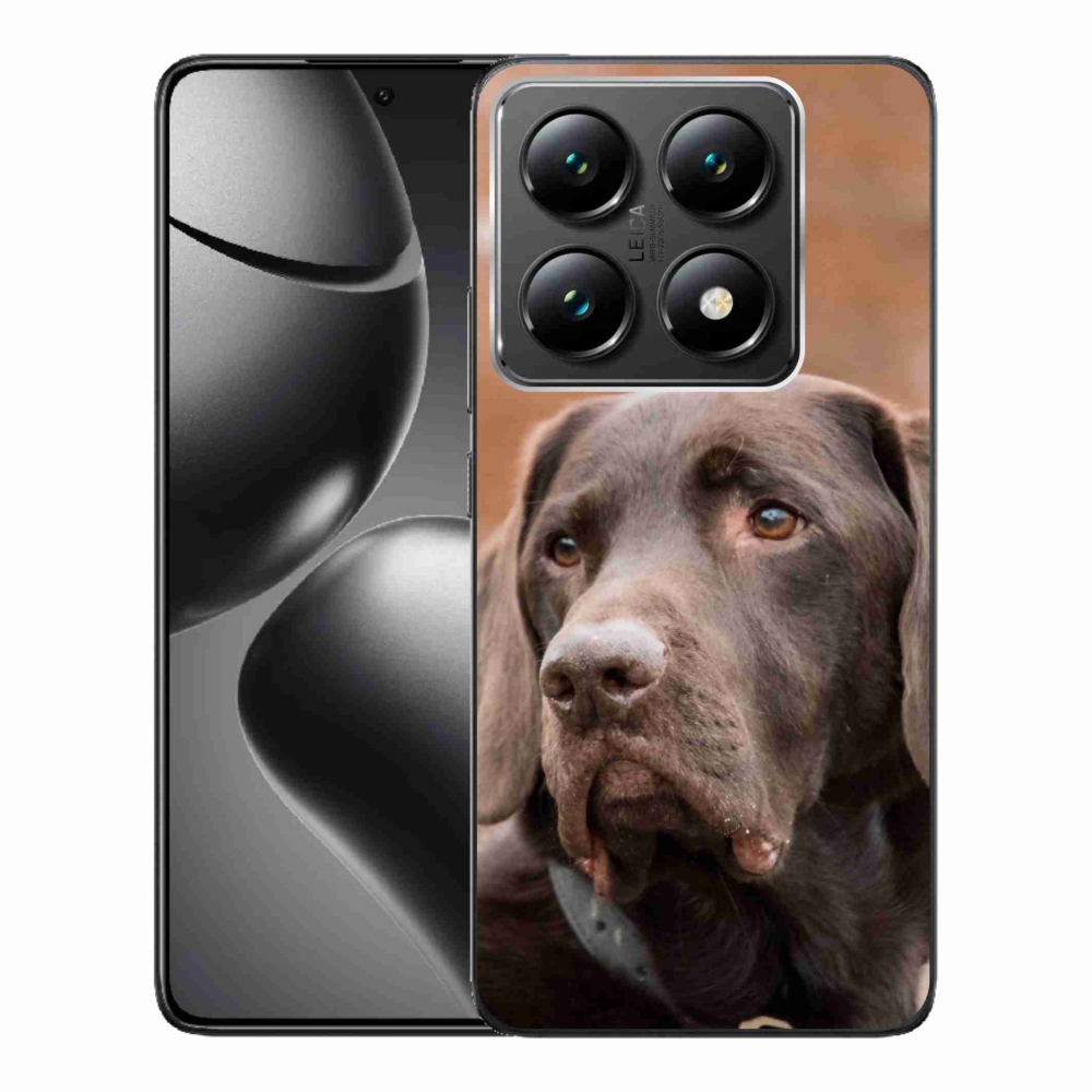 Gél borítás mmCase a Xiaomi 14T Pro készülékhez - barna labrador