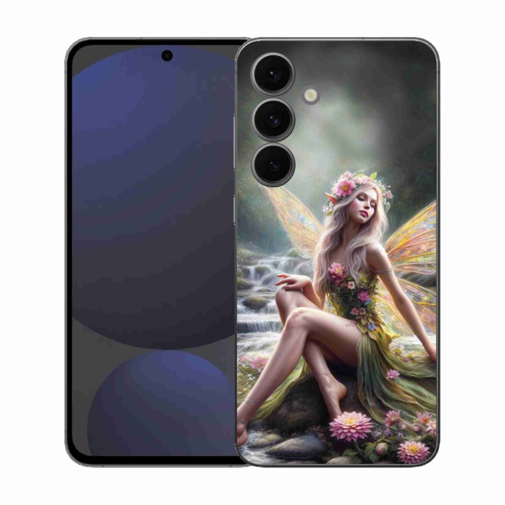 Zselés borítás mmCase Samsung Galaxy S25 FE - pillangó nő 1