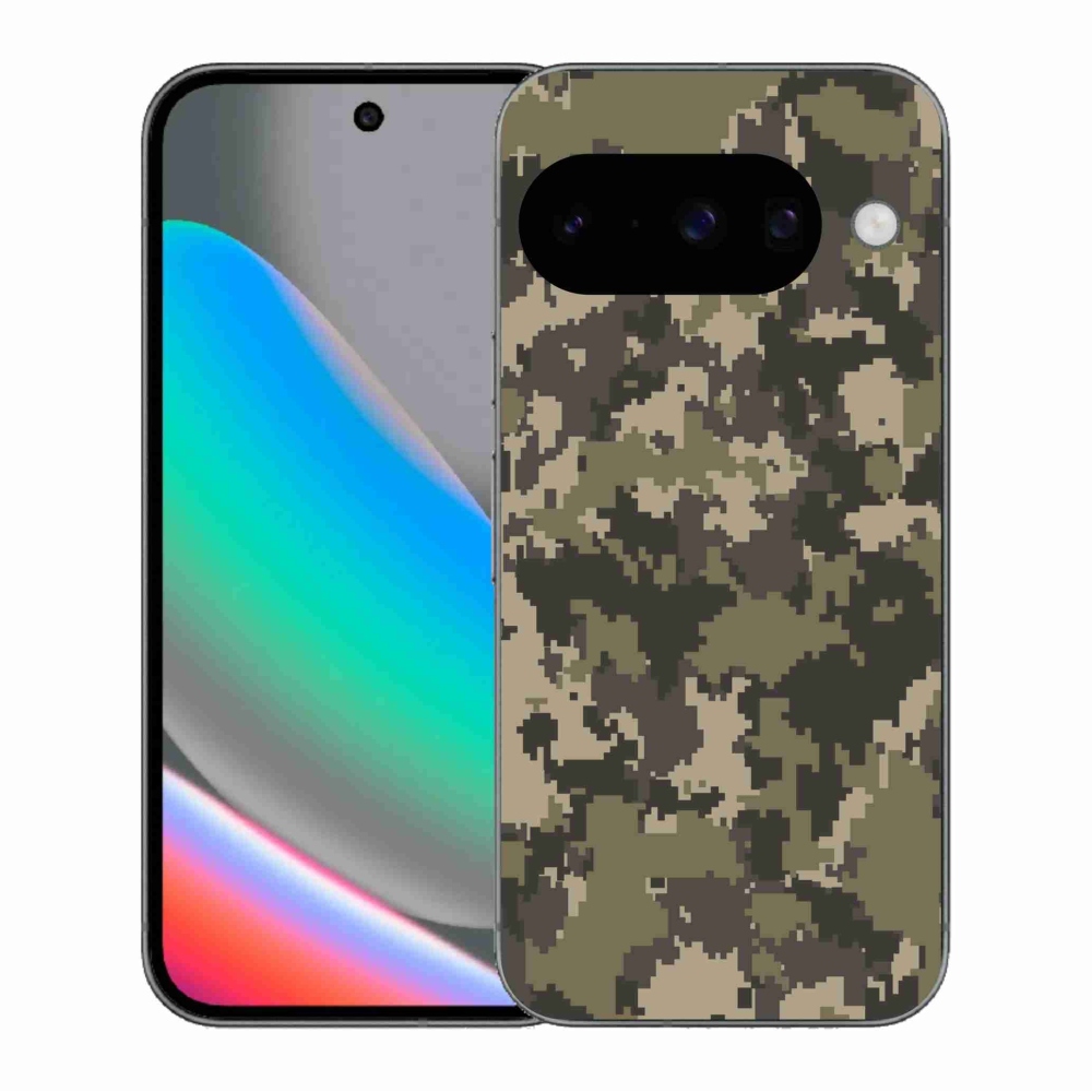 Zselés borítás mmCase a Google Pixel 10 készülékhez - terepszínű minta 12