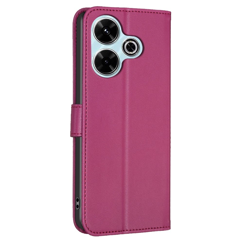 Clover könyv tok Xiaomi Redmi 13 4G/Poco M6 4G - rózsaszínű