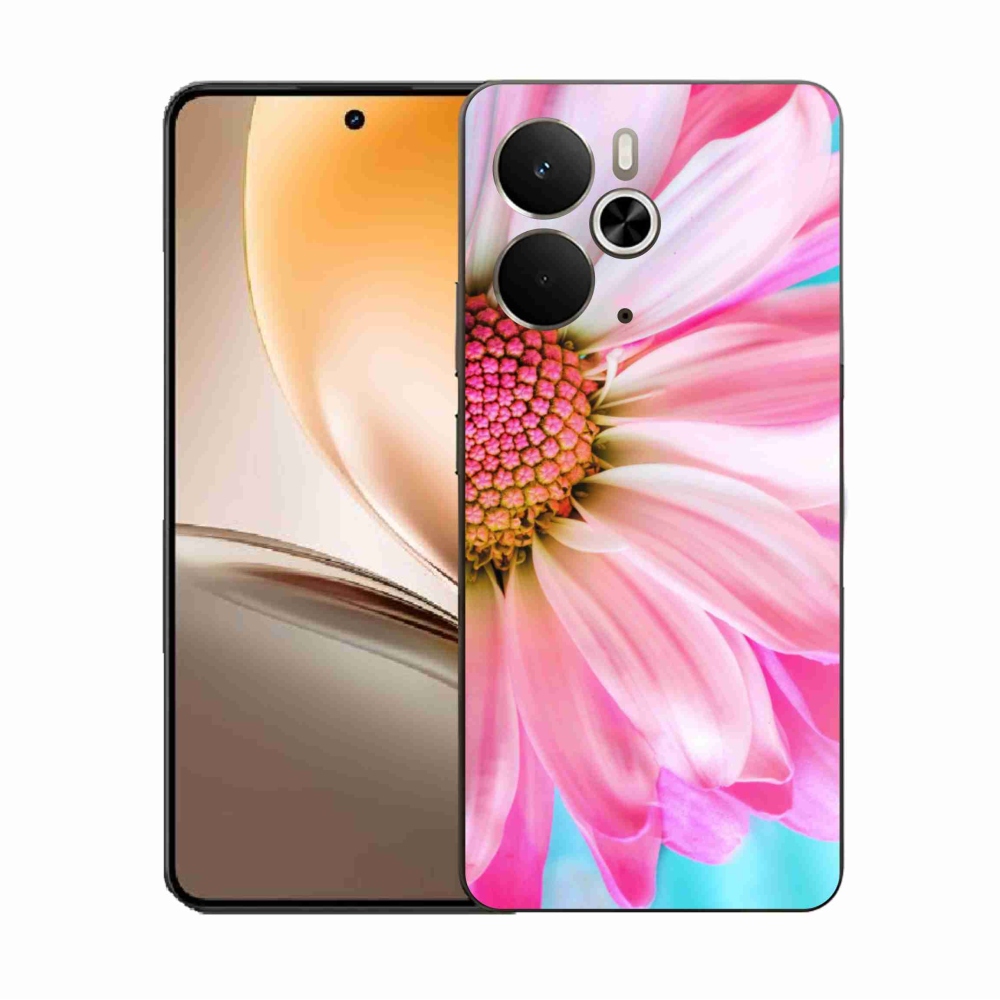 Gél borító mmCase a Realme 14 5G/14T 5G készülékhez - rózsaszín virág