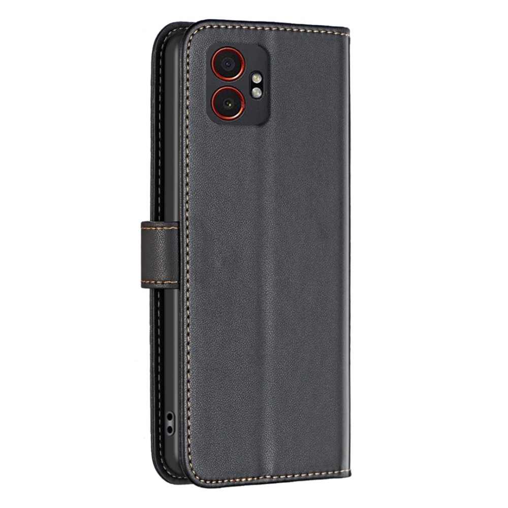 BNF könyvtáska Samsung Galaxy Xcover 7 Pro készülékhez - fekete