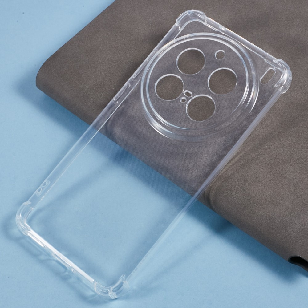 Átlátszó zselés tok megerősített sarkokkal a Vivo X200 Pro 5G számára