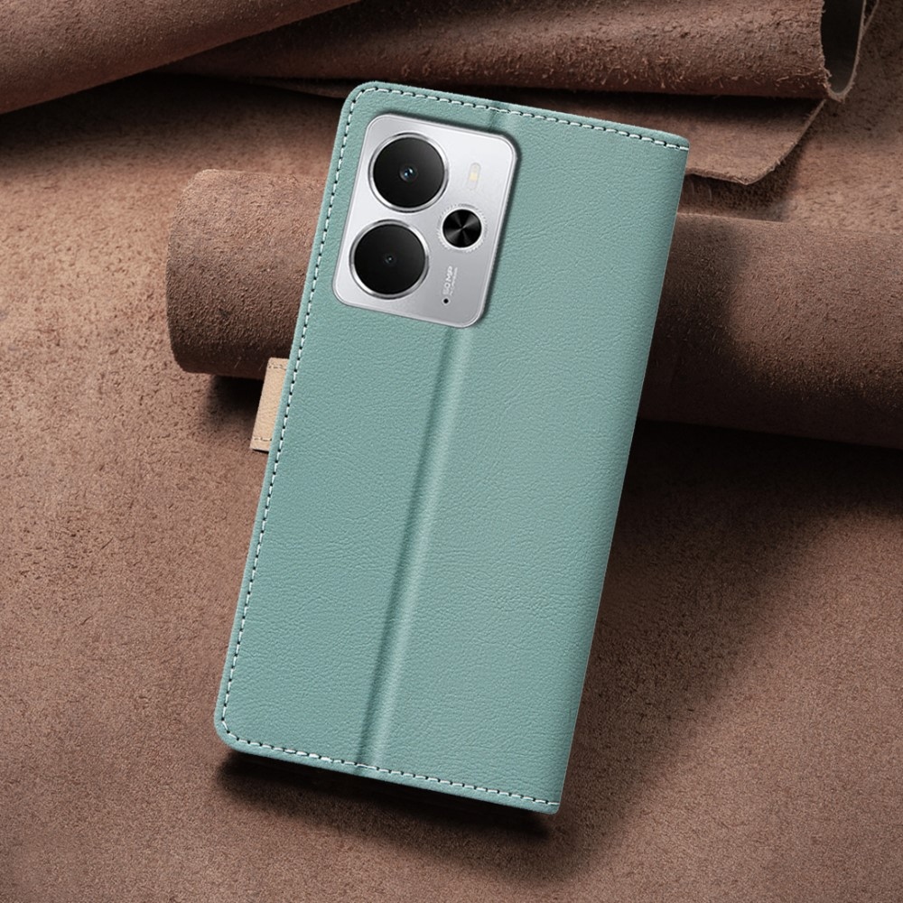 BNF DUO könyvtáska a Realme 14 5G készülékhez - zöld