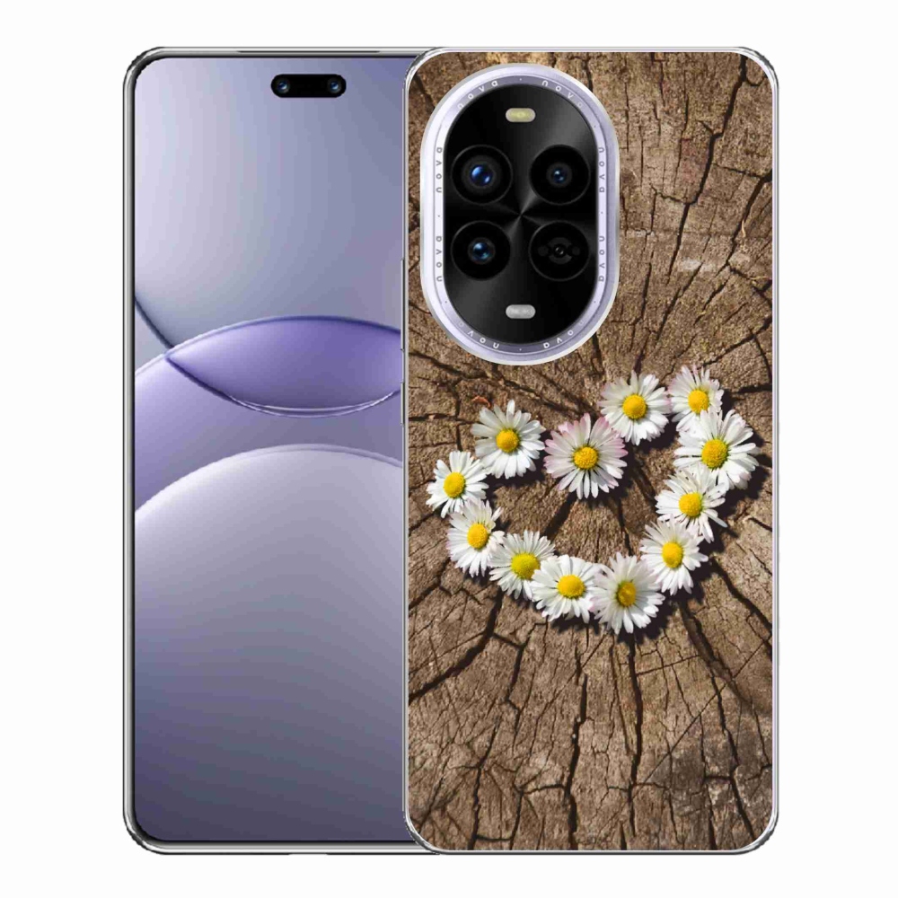 Gél borítás mmCase a Huawei Nova 13 Pro 5G készülékhez - százszorszépek szíve