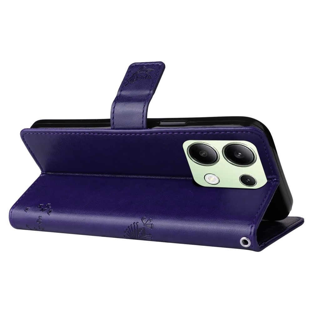 Fák könyve tok Xiaomi Redmi Note 13-hoz - sötétlila