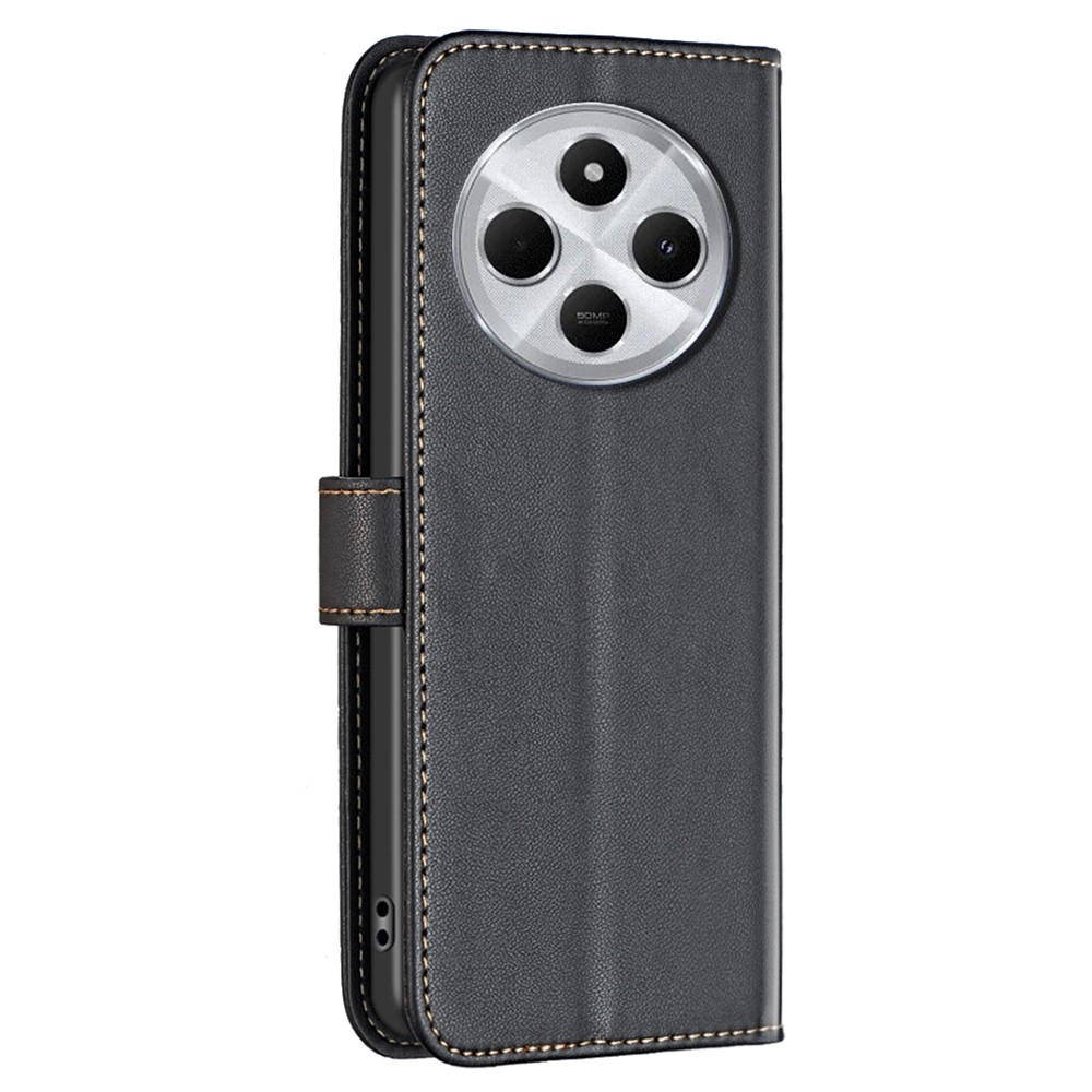 BNF könyvtáska Xiaomi Redmi 14C/Poco C75-hez - fekete