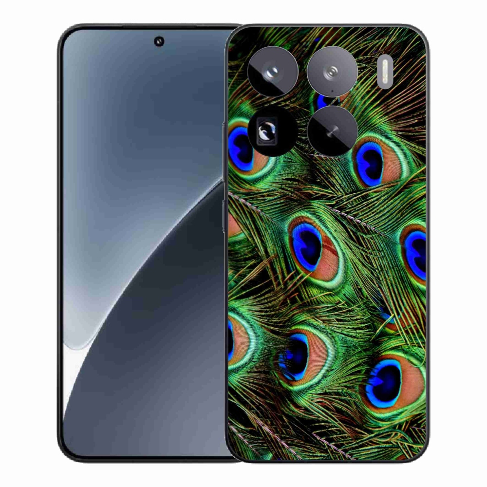 Gél borítás mmCase a Xiaomi 15 Pro számára - pávatoll