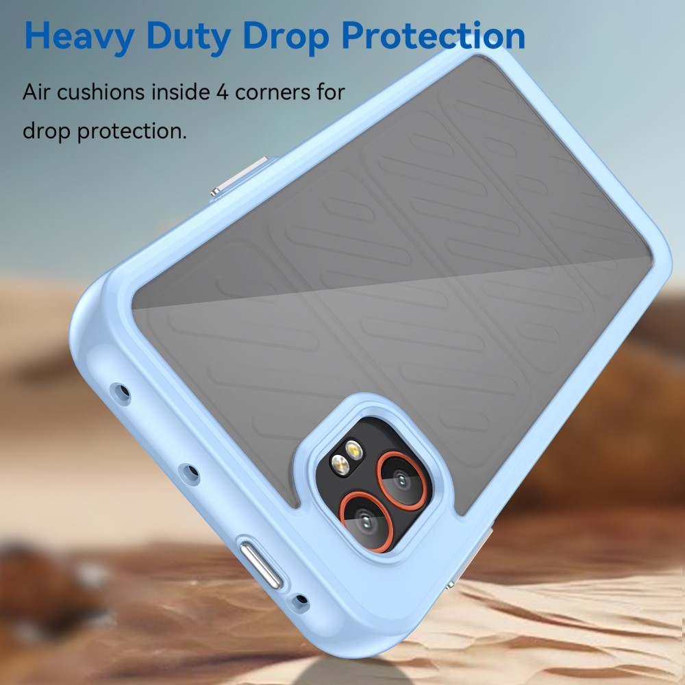 Gél tok kemény hátlappal Samsung Galaxy Xcover 7 Pro készülékhez - kék