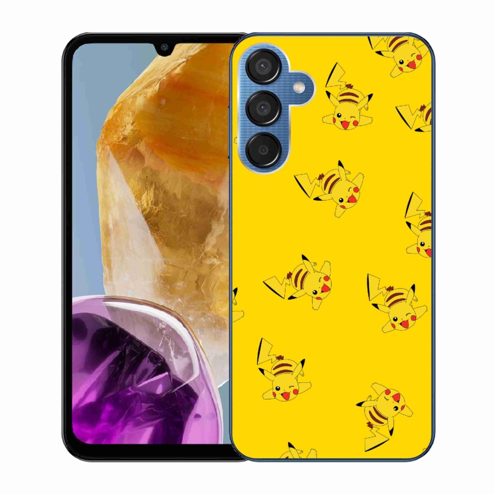 Gél védőhuzat mmCase Samsung Galaxy M15 5G - pikachu