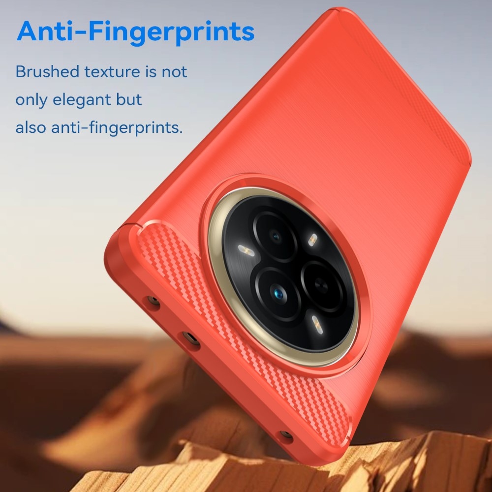 Szénálló zselés tok a Realme 14 Pro 5G készülékhez - piros