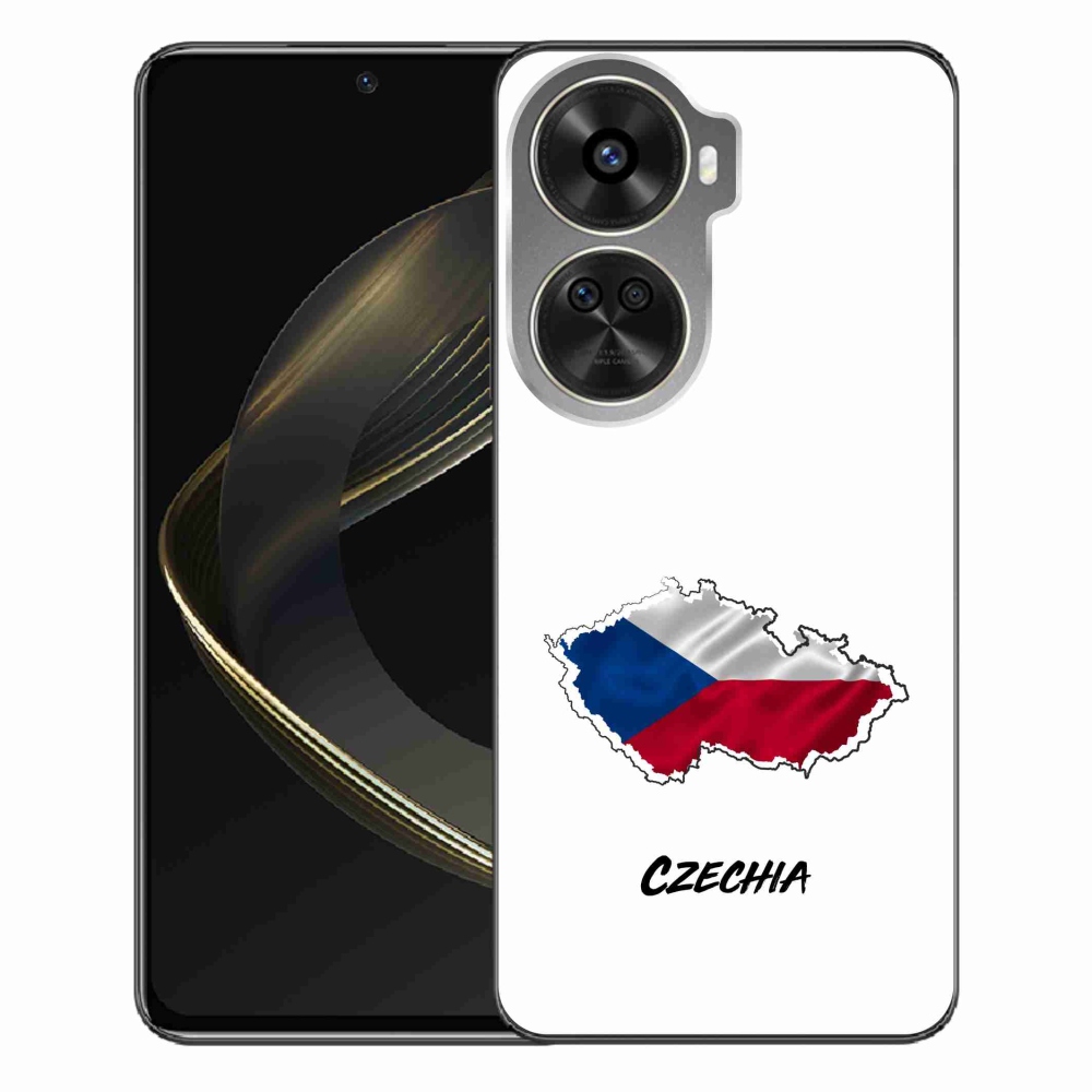 Gél borítás mmCase a Huawei Nova 12 SE-hez - Csehország fehér háttér