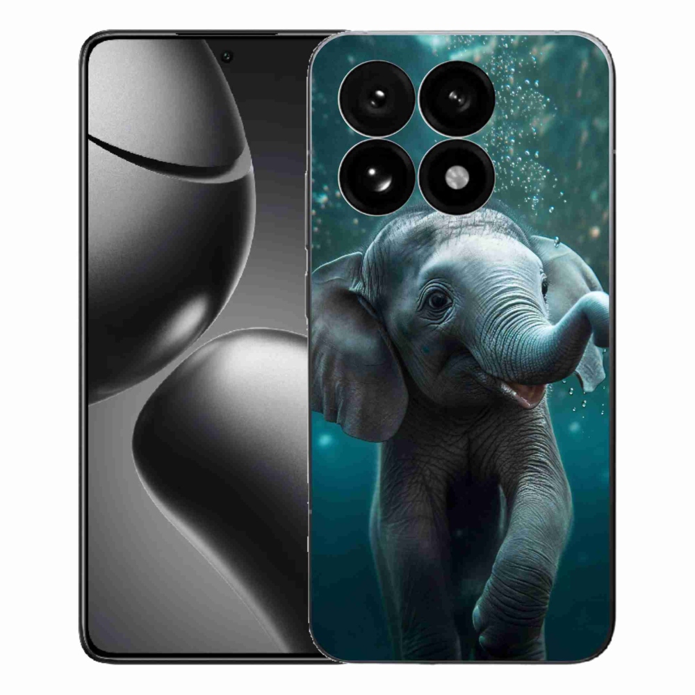 Gél borítás mmCase a Xiaomi 15T-hez - elefánt a víz alatt