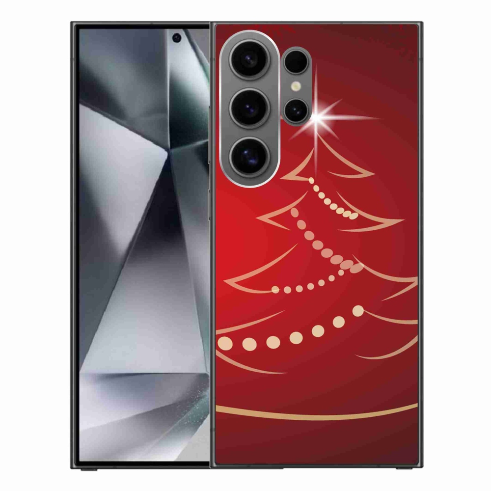 Gél borítás mmCase Samsung Galaxy S24 Ultra - karácsonyfa karikatúra