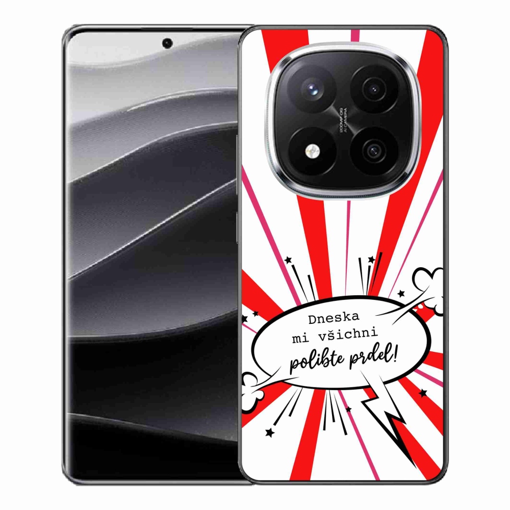 Gél borító mmCase a Xiaomi Redmi Note 14 Pro+ 5G számára - vicces szöveg 15 fehér háttérrel