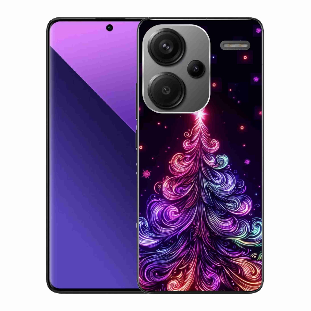Gél borítás mmCase a Xiaomi Redmi Note 13 Pro+ 5G - neon karácsonyfa 1