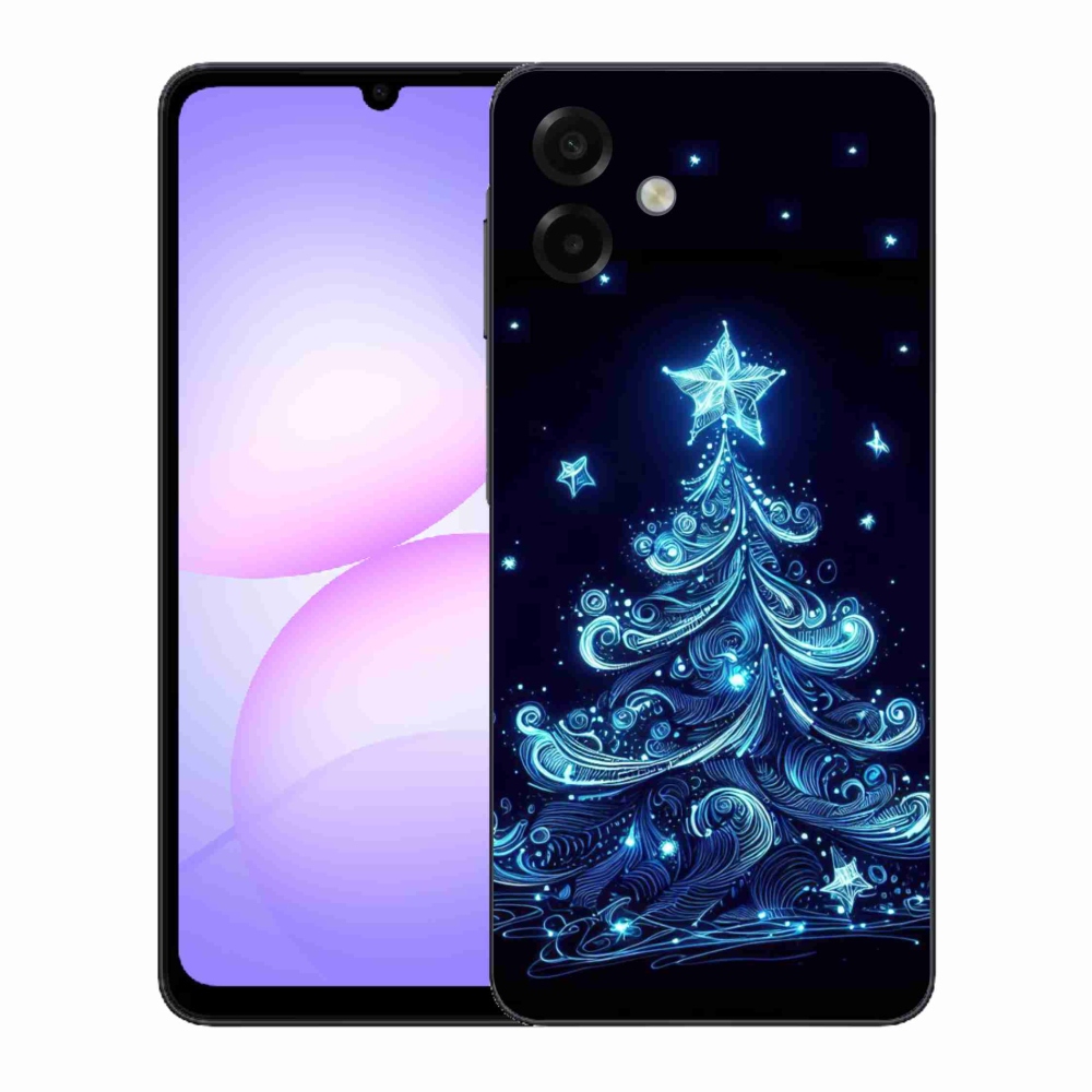Gél borítás mmCase Samsung Galaxy A07 4G - neon karácsonyfa 4