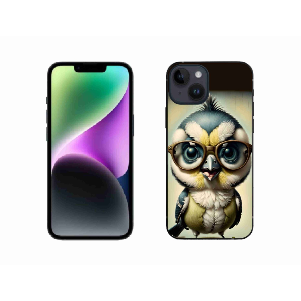 Zselés borítás mmCase iPhone 14 - kölyök szemüveges iPhone 14-hez