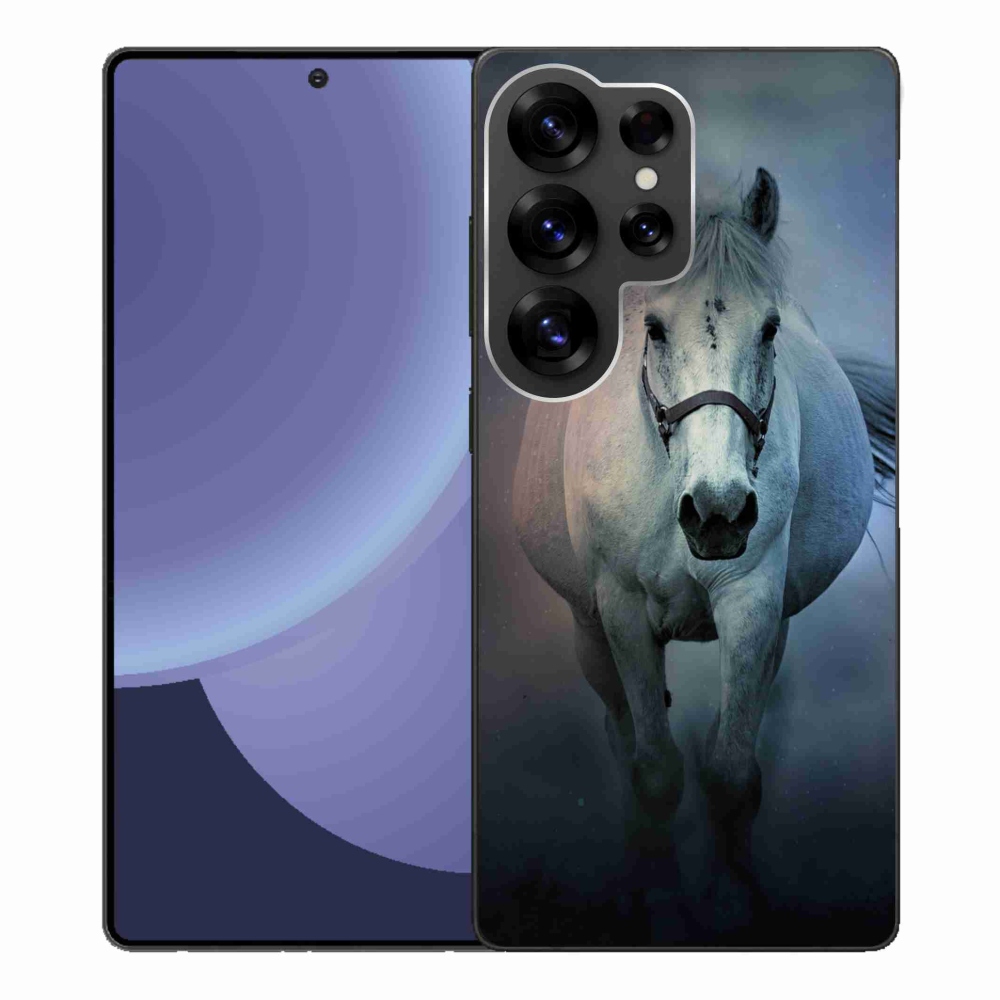 Gél borítás mmCase Samsung Galaxy S25 Ultra - futó fehér ló
